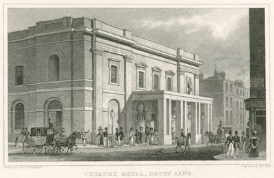 Drury Lane Theatre, London von Thomas Hosmer Shepherd