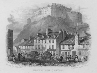 Edinburgh Castle von Thomas Hosmer Shepherd
