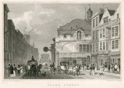 Fleet Street, London von Thomas Hosmer Shepherd