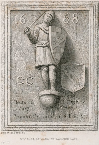 Guy, Earl of Warwick von Thomas Hosmer Shepherd