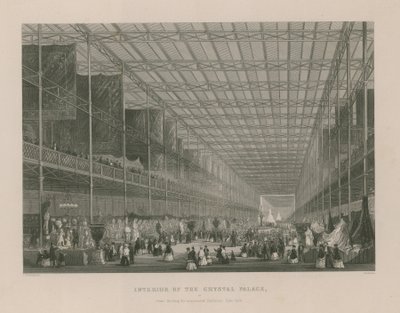 Innenansicht des Kristallpalastes (Gravur) von Thomas Hosmer Shepherd