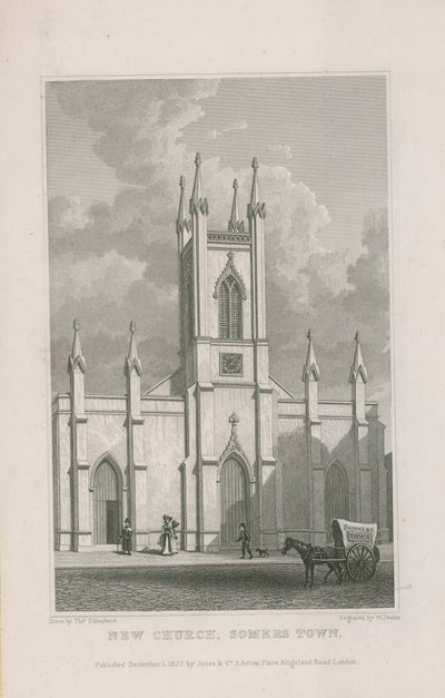 Neue Kirche in Somers Town von Thomas Hosmer Shepherd