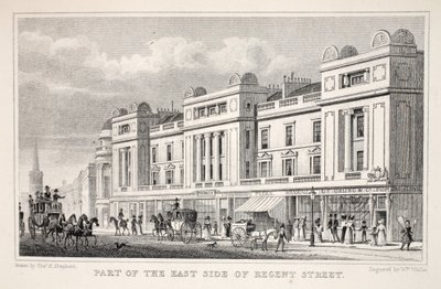 Teil der Ostseite der Regent Street, aus 