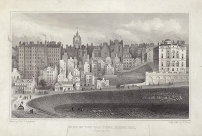 Teil der Altstadt von Edinburgh von Thomas Hosmer Shepherd