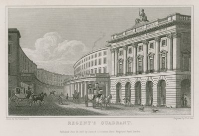 Quadrant, Regent Street, London von Thomas Hosmer Shepherd