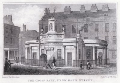 The Cross Bath, von Bath Street von Thomas Hosmer Shepherd