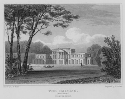 The Haining, Nordfront, Selkirkshire von Thomas Hosmer Shepherd
