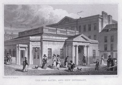 Die heißen Bäder und die neue Krankenstation, Bath von Thomas Hosmer Shepherd