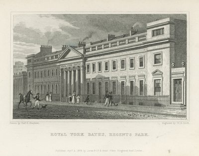 Die Royal York Bäder auf der York Terrace von Thomas Hosmer Shepherd
