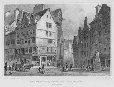 The West Bow, vom Lawn Market, Edinburgh von Thomas Hosmer Shepherd
