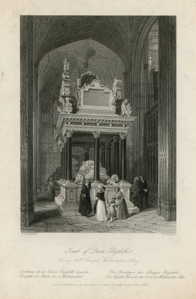 Grab von Königin Elisabeth I. von Thomas Hosmer Shepherd