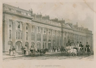 Blick auf die Regent Street, London, Westseite von Thomas Hosmer Shepherd