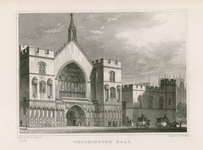 Westminster Hall von Thomas Hosmer Shepherd