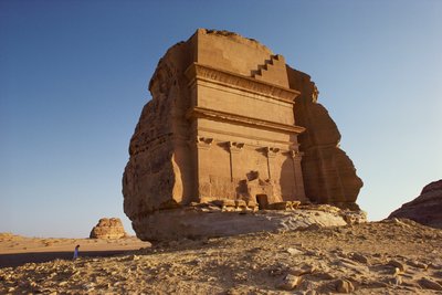 Nabatäisches Ruinenfragment in Mada