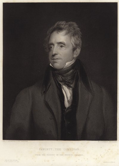 Porträt von John Fawcett von Thomas Lawrence