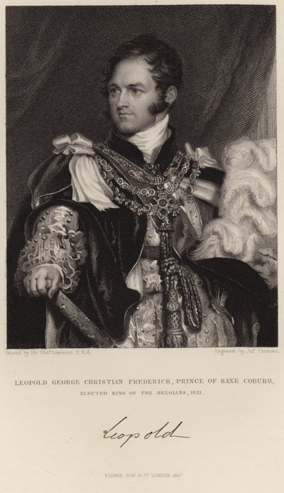 Porträt von König Leopold I. von Thomas Lawrence