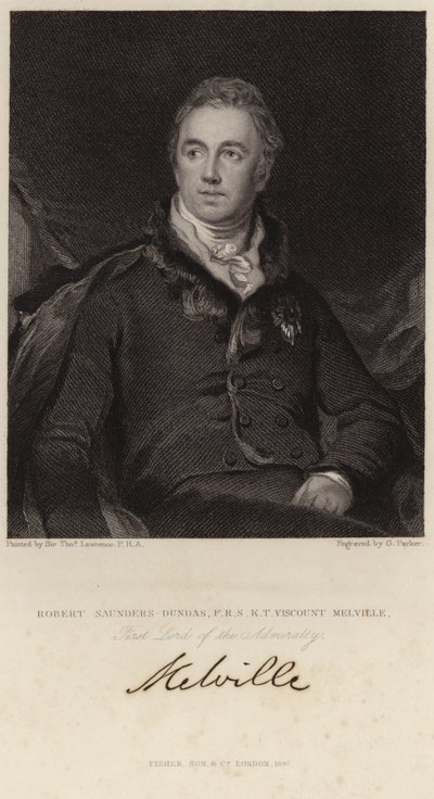 Porträt von Robert Saunders-Dundas von Thomas Lawrence