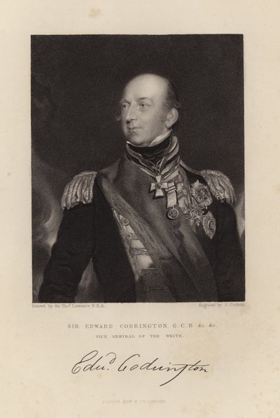 Sir Edward Codrington von Thomas Lawrence