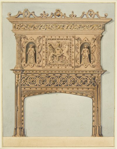 Kamin im Großen Raum der Münze, jetzt St. Peter