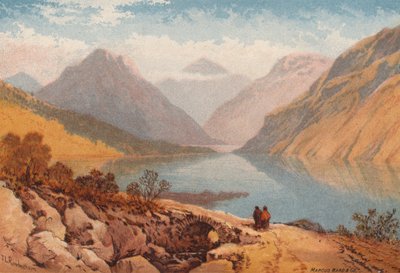 Die Englischen Seen, Wastwater von Thomas Leeson the Elder Rowbotham