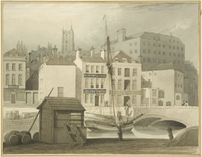 Die Steinbrücke am Kopf des Quay (St Giles