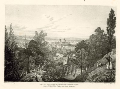Blick auf Greenwich von Blackheath Point, London von Thomas Mann Baynes