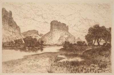 Green River, Wyoming-Territorium von Thomas Moran