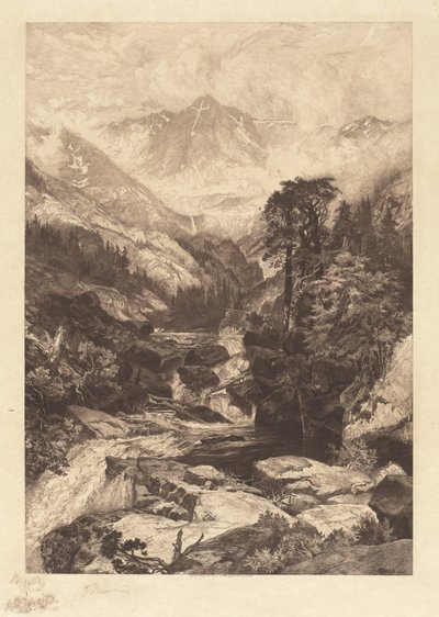 Berg des Heiligen Kreuzes, Colorado von Thomas Moran
