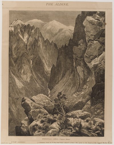 Springville Canyon von Thomas Moran