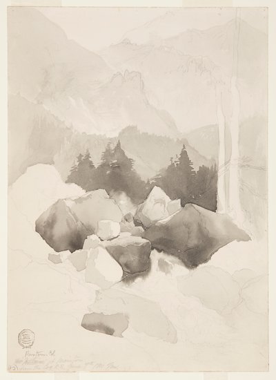 Studie von Ruxton, Colorado von Thomas Moran