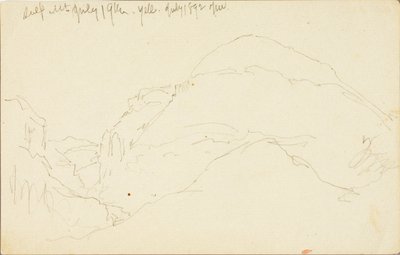 Schwefelberg, Yellowstone von Thomas Moran