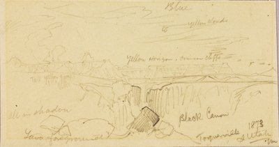 Toquerville, Süd-Utah von Thomas Moran