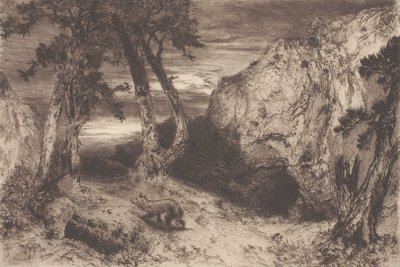 Dämmerung in Arizona von Thomas Moran