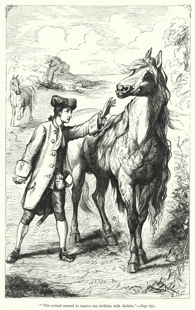 Illustration für Gullivers Reisen von Jonathan Swift von Thomas Morten