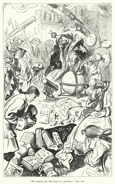 Illustration zu Gullivers Reisen von Jonathan Swift von Thomas Morten