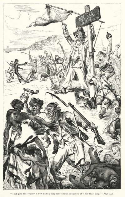 Illustration für Gullivers Reisen von Jonathan Swift von Thomas Morten