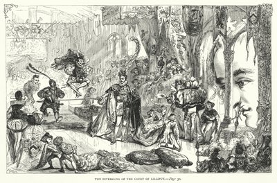Illustration für Gullivers Reisen von Jonathan Swift von Thomas Morten
