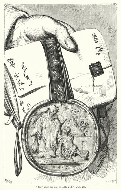 Illustration für Gullivers Reisen von Jonathan Swift von Thomas Morten
