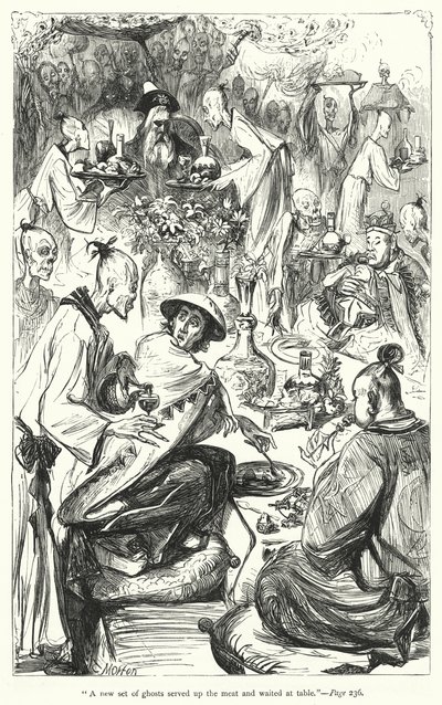 Illustration für Gullivers Reisen von Jonathan Swift (Stich) von Thomas Morten