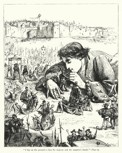 Illustration für Gullivers Reisen von Jonathan Swift (Stich) von Thomas Morten