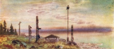 Friedhof der Siwash-Indianer von Thomas Mower Martin