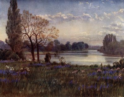 Kew Gardens: Blick auf die Themse von Thomas Mower Martin