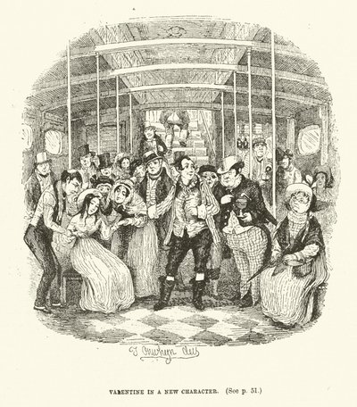 Illustration für Valentine Vox von Thomas Onwhyn