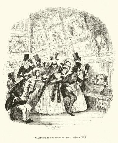 Illustration für Valentine Vox von Thomas Onwhyn