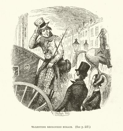 Illustration für Valentine Vox von Thomas Onwhyn