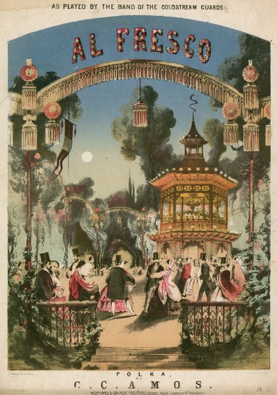 Al Fresco Polka, Musikpartitur von Thomas Packer