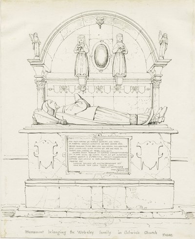 Grab von Robert Wolseley von Thomas Peploe Wood