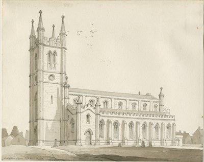 Lane End - Neue Kirche von Thomas Peploe Wood