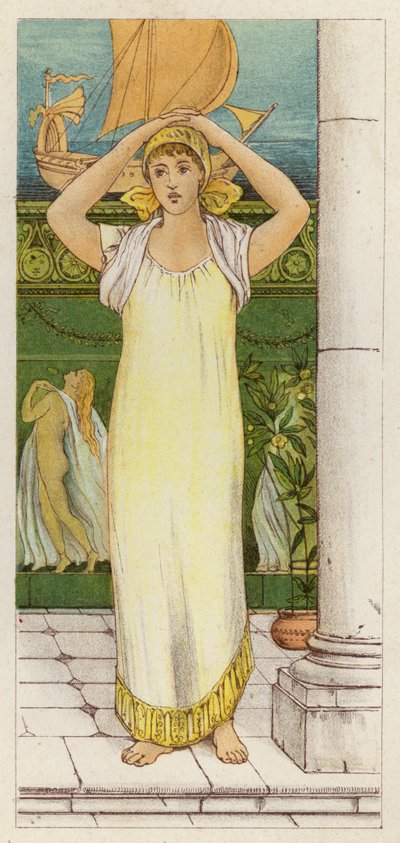 Danae sehnt sich nach der Rückkehr von Perseus von Thomas Ralph Spence