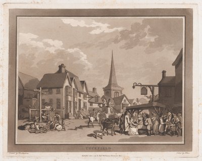 Cuckfield Ein Ausflug nach Brighthelmstone, 1. Juni 1790 von Thomas Rowlandson, Samuel Alken